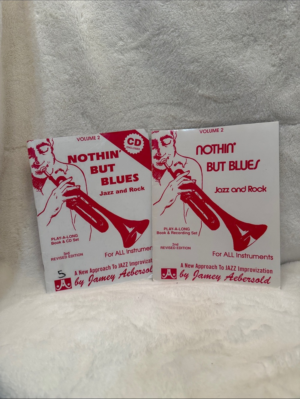 🎺 Jamey Aebersold Jazz Play-A-Long – Volume 2 “Nothin’ But Blues” (Lot of 2)